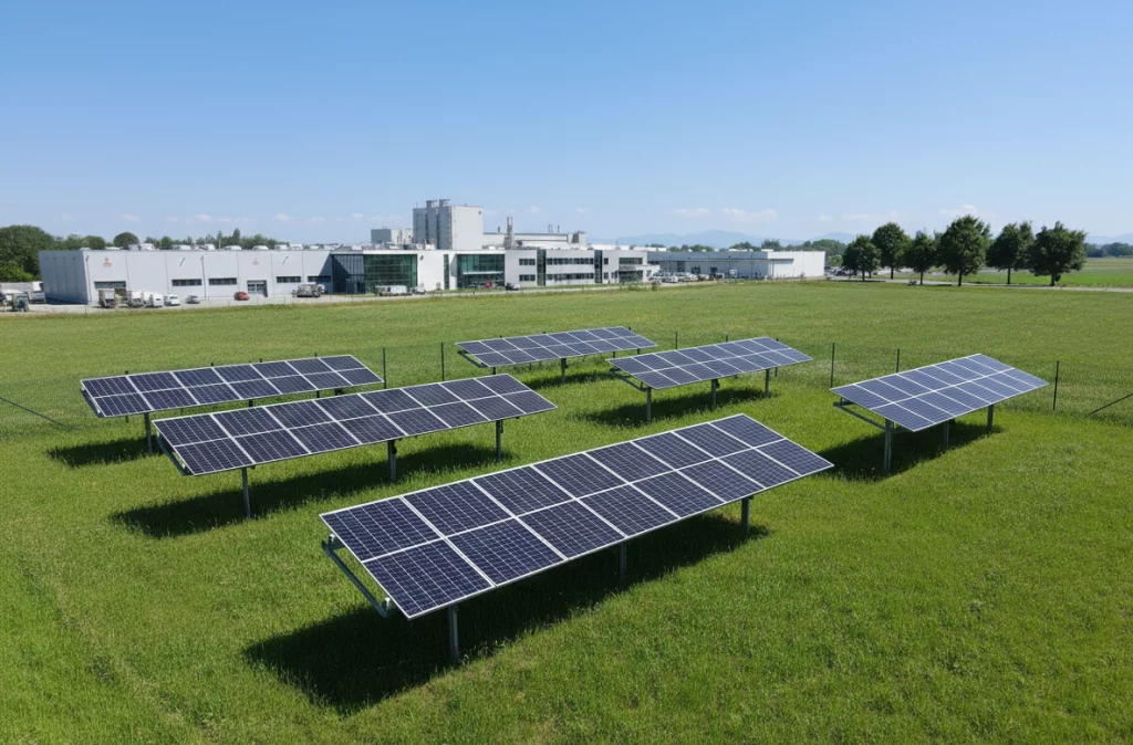 trackers solaires industrie