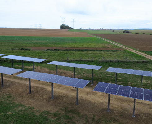 Trackers solaires agricoles